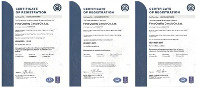 熱烈祝賀我司泰國(guó)子公司一品電路通過ISO系列國(guó)際認(rèn)證